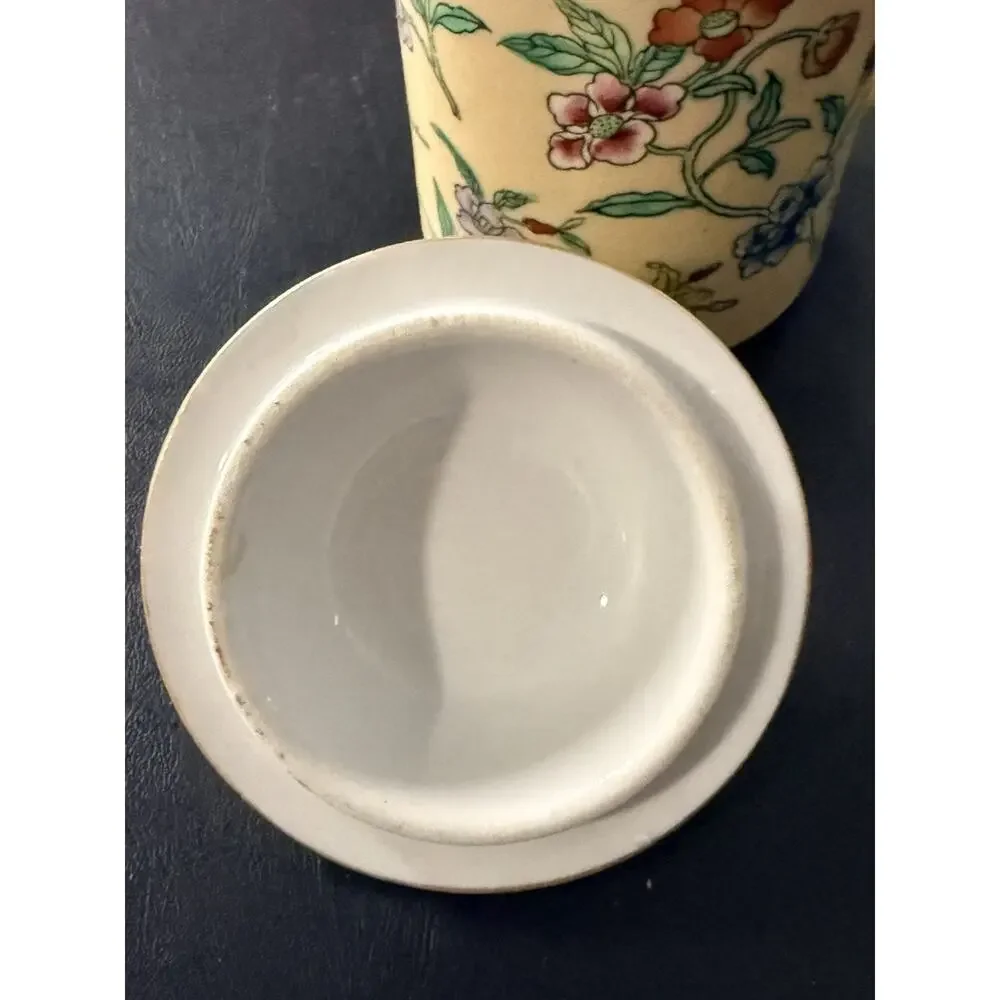 Japanese Porcelain Mug With Top – Hand Decorated in Hong Kong